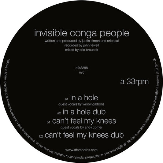 Invisible Conga People - In A Hole (12" VINYL) | Near Mint- (NM-) Generic