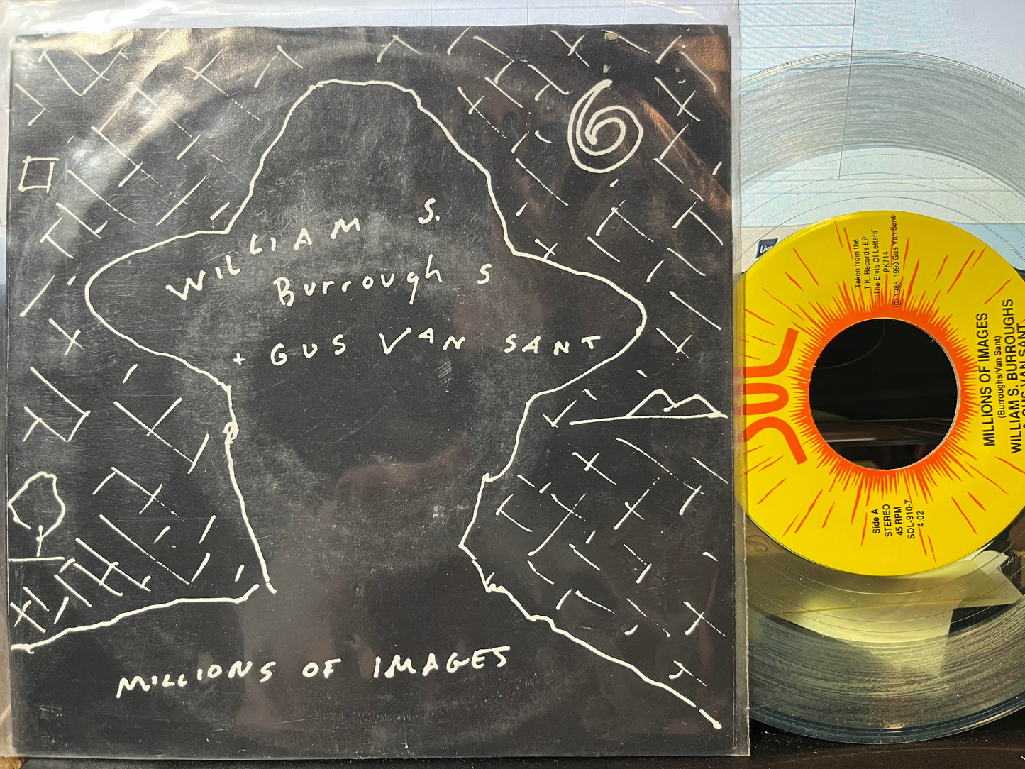 William S. Burroughs - Millions Of Images (7" VINYL) | Near Mint (NM) Near Mint (NM)
