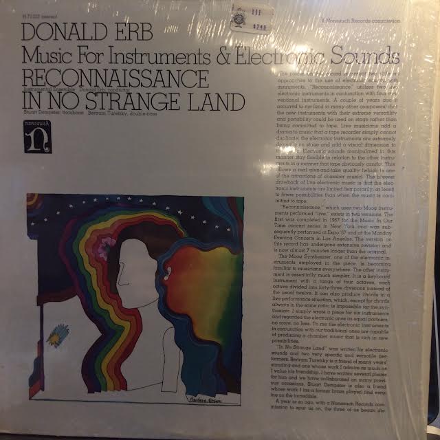 Donald Erb - Music For Instruments & Electronic Sounds (VINYL) | Near Mint (NM or M-)