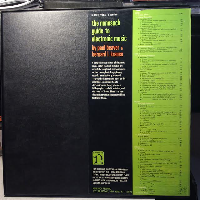 The Nonesuch Guide To Electronic Music (2xVINYL BOXSET) | Near Mint (NM or M-)