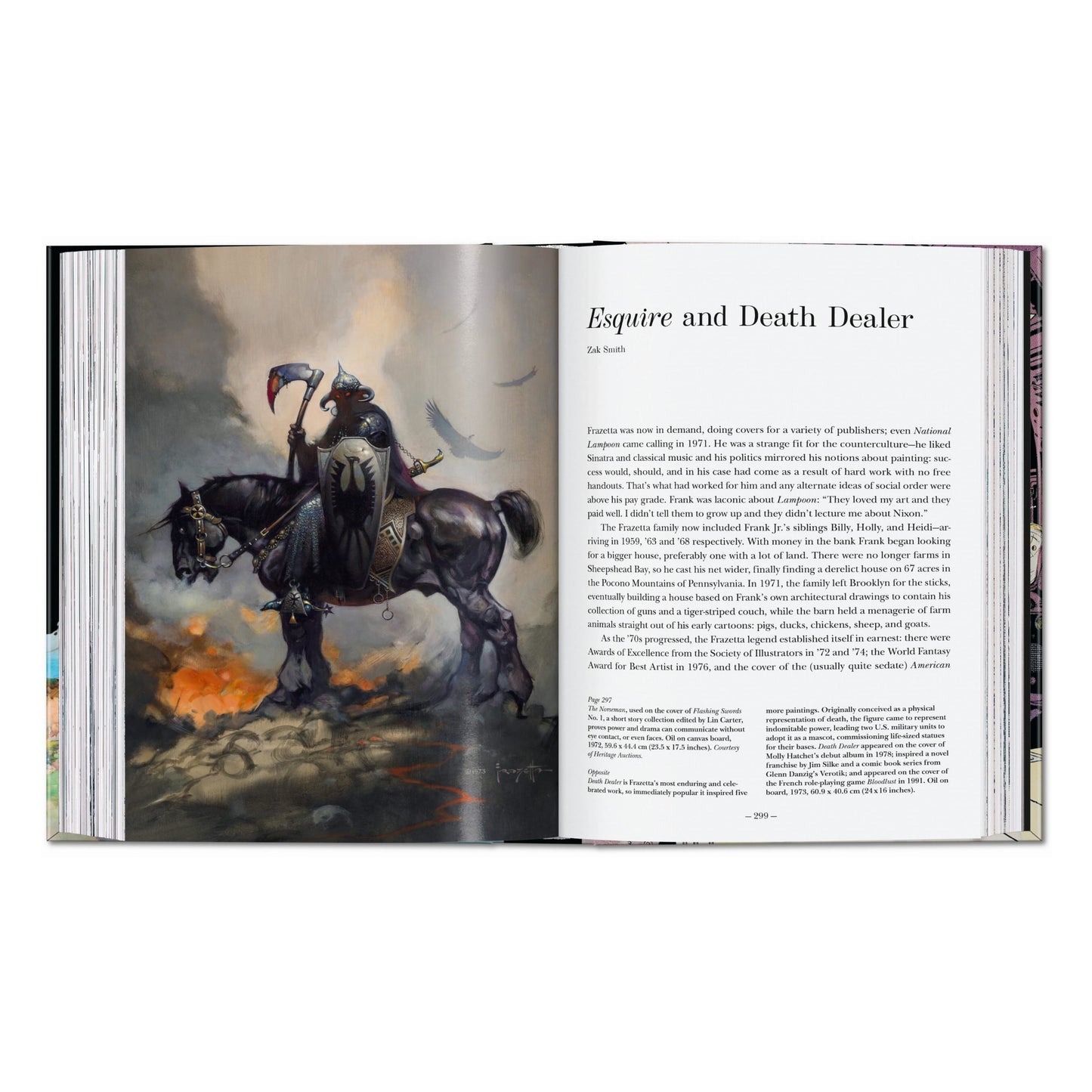 The Fantastic Worlds of Frank Frazetta. 45th Ed. (German, French, English)