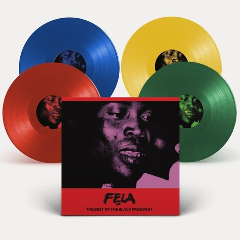 Fela Kuti - The Best of the Black President (Colored Vinyl, Red, Green, Blue, Yellow) (4 Lp's) |