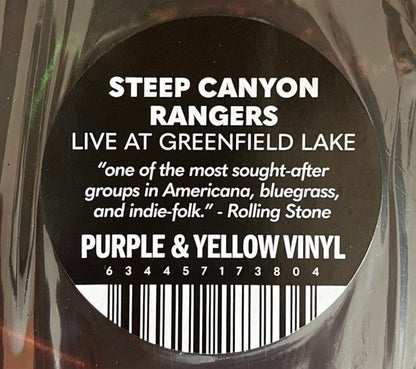 Steep Canyon Rangers - Live At Greenfield Lake (PURPLE + YELLOW VINYL) | Mint (M) Mint (M)