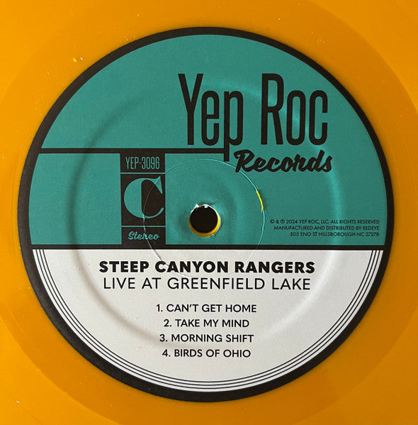 Steep Canyon Rangers - Live At Greenfield Lake (PURPLE + YELLOW VINYL) | Mint (M) Mint (M)