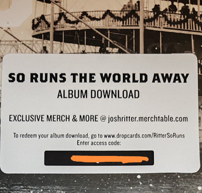 Josh Ritter - (PRESALE 12/15/23) So Runs the World Away (DDL METALLIC SILVER VINYL) | Mint (M) Mint (M)