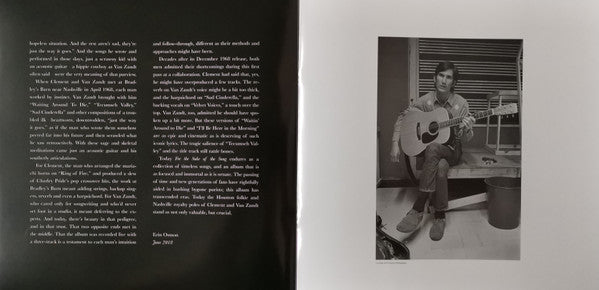 Townes Van Zandt - For The Sake Of The Song (VMP VINYL) | Mint (M) Mint (M)