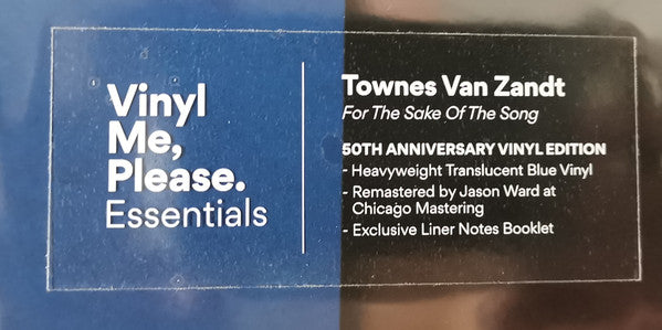 Townes Van Zandt - For The Sake Of The Song (VMP VINYL) | Mint (M) Mint (M)