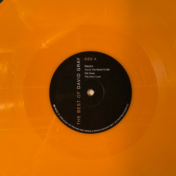 The Best Of David Gray (BEST BUY EXCLUSIVE | ORANGE VINYL) | Mint (M) Mint (M)