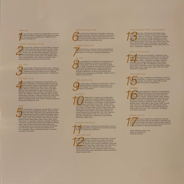 The Best Of David Gray (BEST BUY EXCLUSIVE | ORANGE VINYL) | Mint (M) Mint (M)