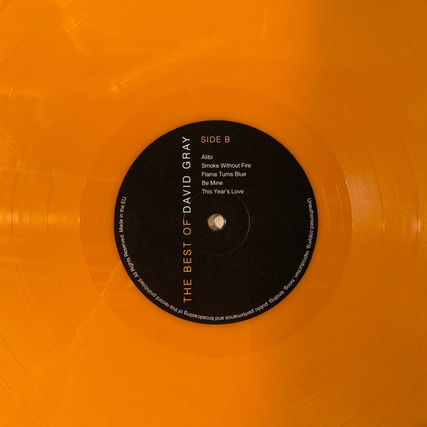 The Best Of David Gray (BEST BUY EXCLUSIVE | ORANGE VINYL) | Mint (M) Mint (M)