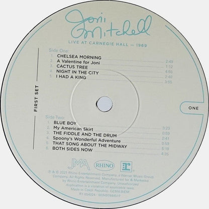 Joni Mitchell - Live At Carnegie Hall - 1969 (3xVINYL) *DISCOUNT COPY* | Mint (M) Mint (M)