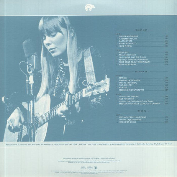 Joni Mitchell - Live At Carnegie Hall - 1969 (3xVINYL) *DISCOUNT COPY* | Mint (M) Mint (M)