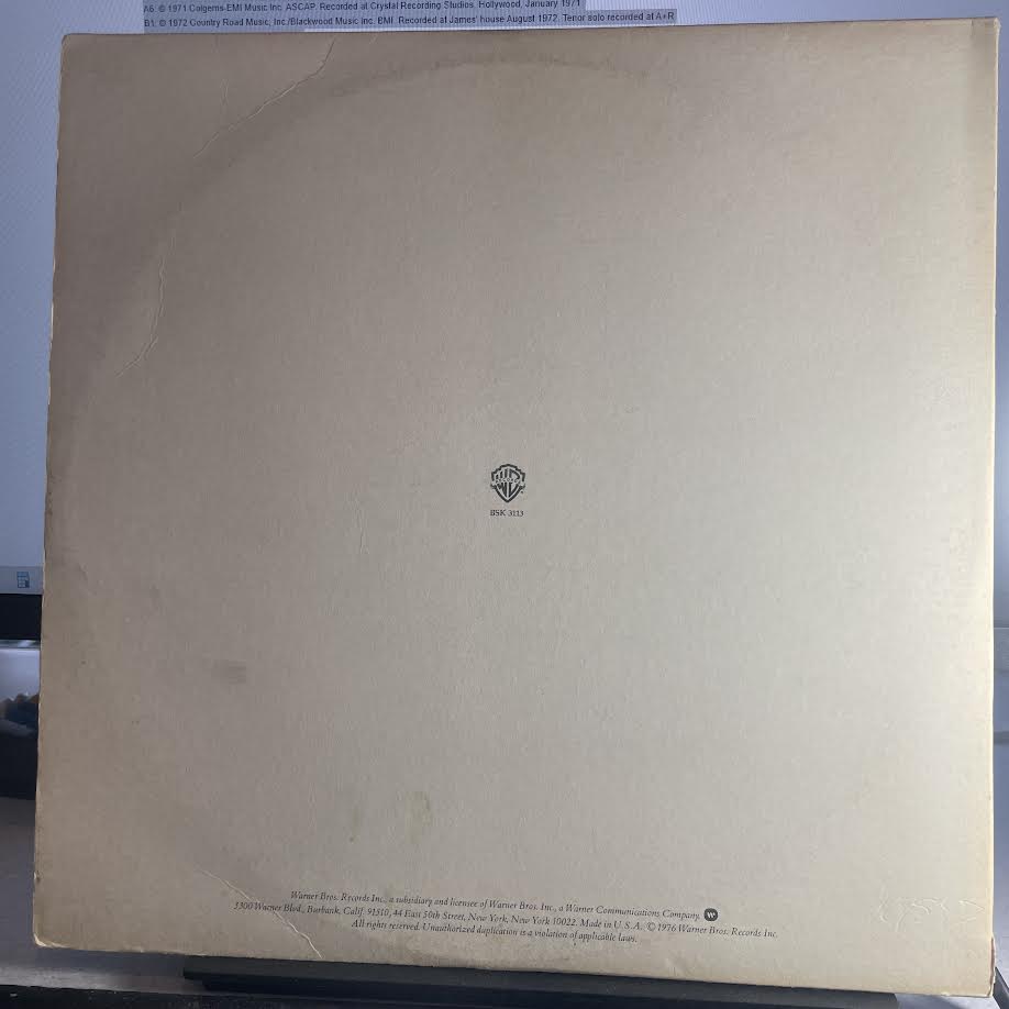 James Taylor (2) - Greatest Hits (VINYL) | Excellent+ (EX+) Excellent (EX)
