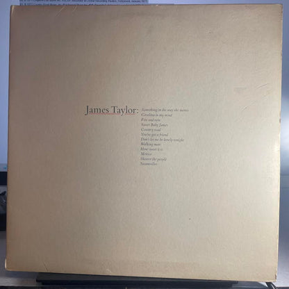 James Taylor (2) - Greatest Hits (VINYL) | Excellent+ (EX+) Excellent (EX)
