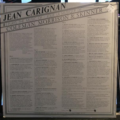 Jean Carignan - Plays the Music of Coleman, Morrison & Skinner (VINYL) | Excellent (EX) Very Good Plus (VG+)