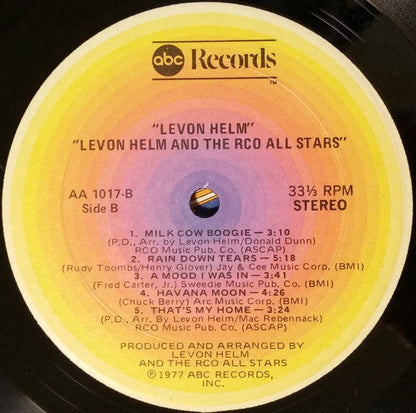 Levon Helm - Levon Helm And The RCO All-Stars (CD) | Near Mint (NM) Near Mint (NM)