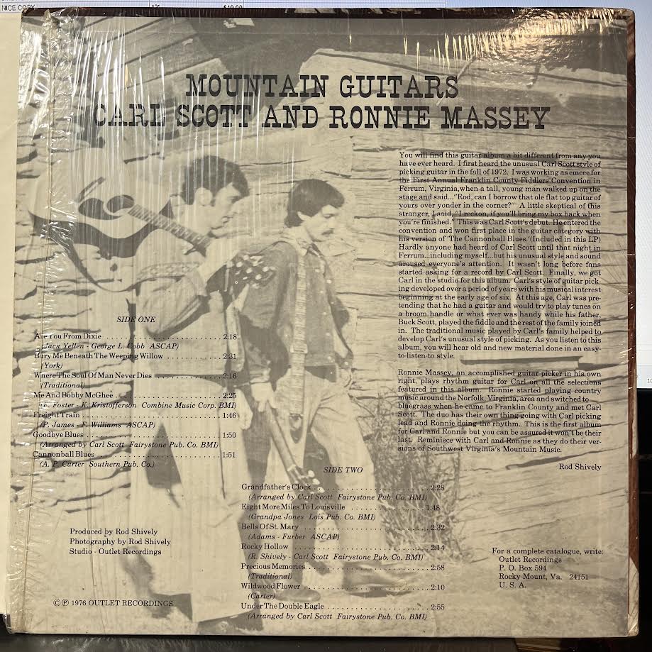Carl Scott (4) - Mountain Guitars (VINYL) | Near Mint (NM) Near Mint (NM)