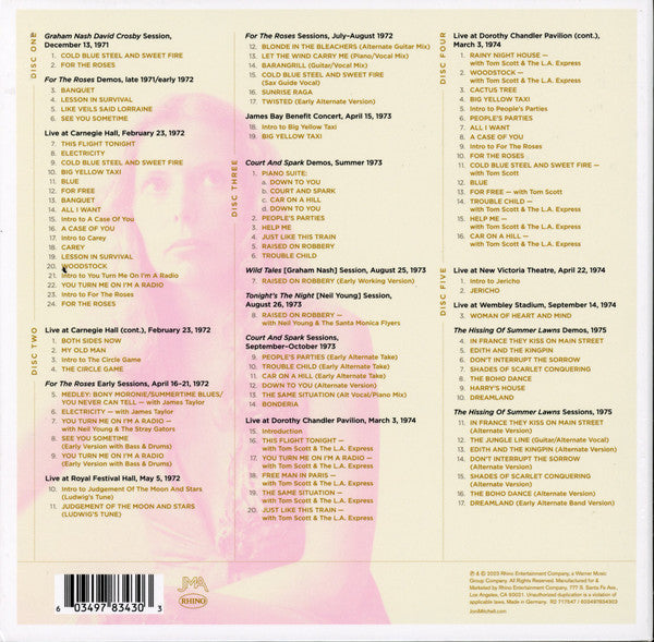 Archives – Volume 3: The Asylum Years (1972-1975) (5x CD BOX) | Near Mint (NM or M-) Excellent+ (EX+)