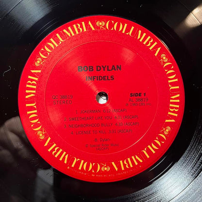 Bob Dylan - Infidels (VINYL) | Near Mint (NM) Excellent+ (EX+)