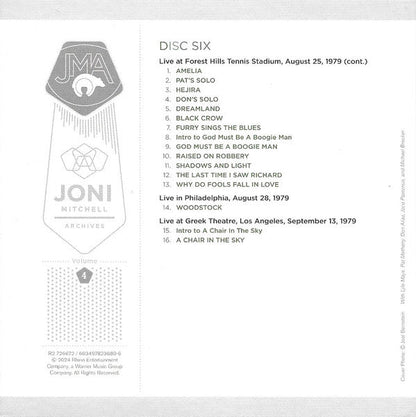 Joni Mitchell - Archives Volume 4: Asylum Years (1976-1980) (6x CD BOX) | Near Mint (NM or M-)