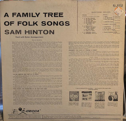 Sam Hinton - A Family Tree Of Folk Songs (VINYL) | Near Mint (NM or M-) Very Good Plus (VG+)