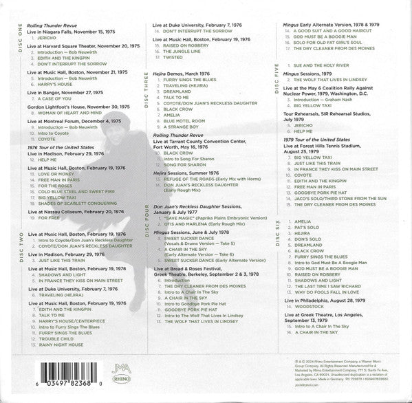 Joni Mitchell - Archives Volume 4: Asylum Years (1976-1980) (6x CD BOX) | Near Mint (NM or M-)