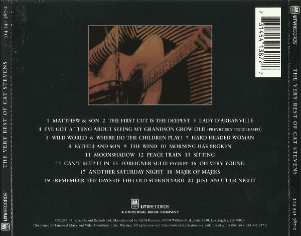 Cat Stevens - The Very Best Of Cat Stevens (CD) | Near Mint (NM) Excellent (EX)