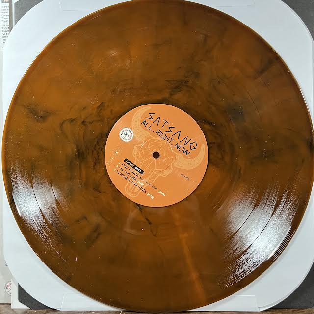 All. Right. Now. (ORANGE W/ BLACK SMOKE VINYL) | Near Mint (NM or M-)