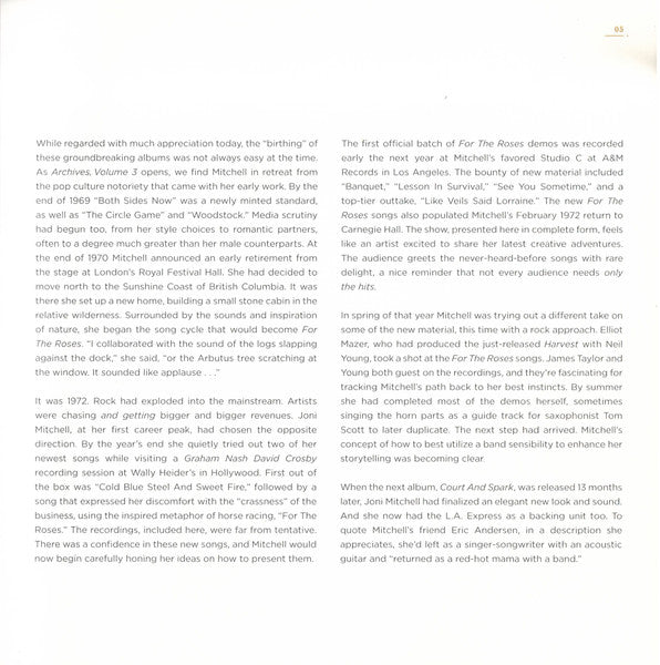 Archives – Volume 3: The Asylum Years (1972-1975) (5x CD BOX) | Near Mint (NM or M-) Excellent+ (EX+)
