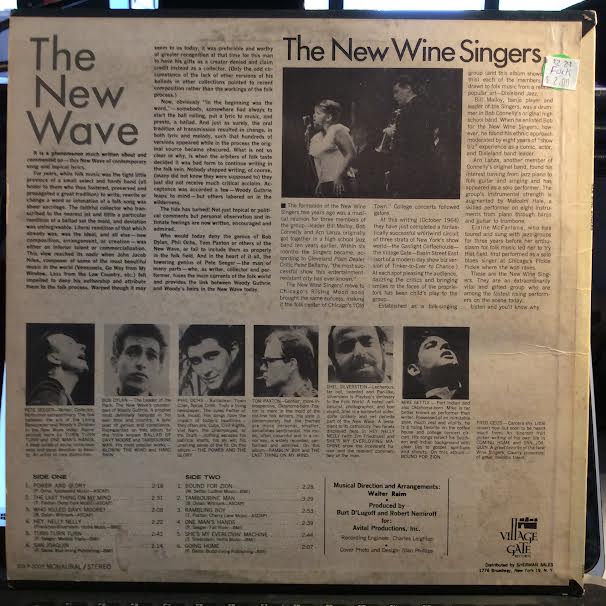 The New Wine Singers - The New Wave (VINYL) | Near Mint (NM or M-) Excellent (EX)