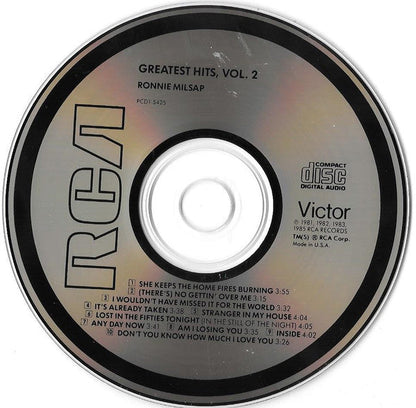 Ronnie Milsap - Greatest Hits, Vol. 2 (CD) | Near Mint (NM or M-) Excellent (EX)
