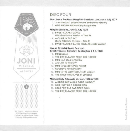 Joni Mitchell - Archives Volume 4: Asylum Years (1976-1980) (6x CD BOX) | Near Mint (NM or M-)