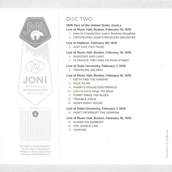 Joni Mitchell - Archives Volume 4: Asylum Years (1976-1980) (6x CD BOX) | Near Mint (NM or M-)