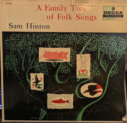 Sam Hinton - A Family Tree Of Folk Songs (VINYL) | Near Mint (NM or M-) Very Good Plus (VG+)