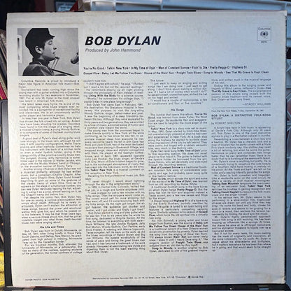Bob Dylan - Bob Dylan (VINYL) | Very Good Plus (VG+) Excellent (EX)