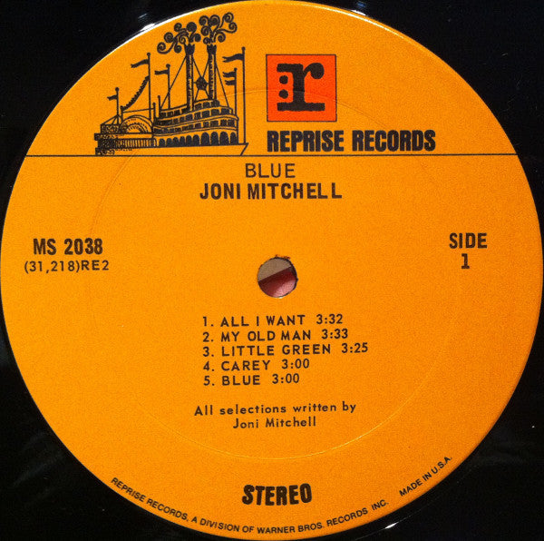 Joni Mitchell - Blue (VINYL) | Very Good Plus (VG+) Very Good (VG)