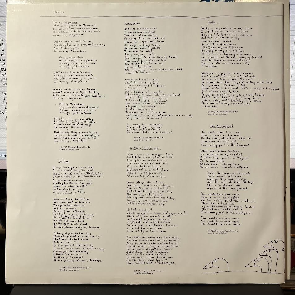 Ladies Of The Canyon (VINYL) | Very Good Plus (VG+) Near Mint (NM)