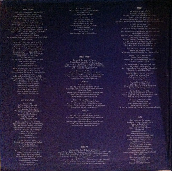 Joni Mitchell - Blue (VINYL) | Very Good Plus (VG+) Very Good (VG)