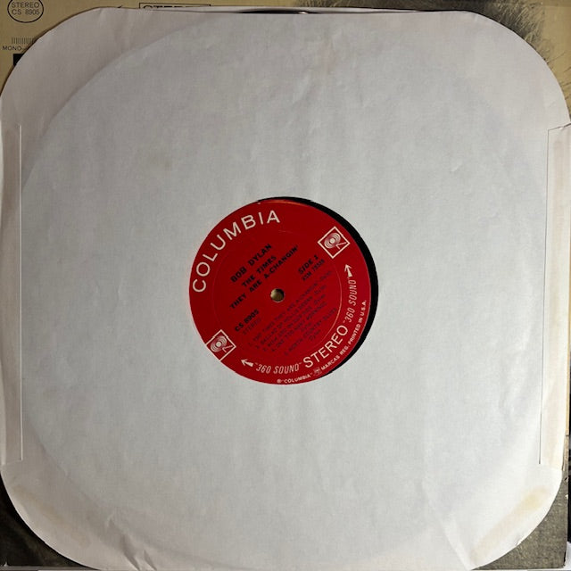 Bob Dylan - The Times They Are A-Changin' (VINYL) | Very Good (VG) Very Good Plus (VG+)