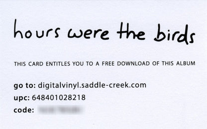 Hours Were The Birds | Mint (M) Mint (M)