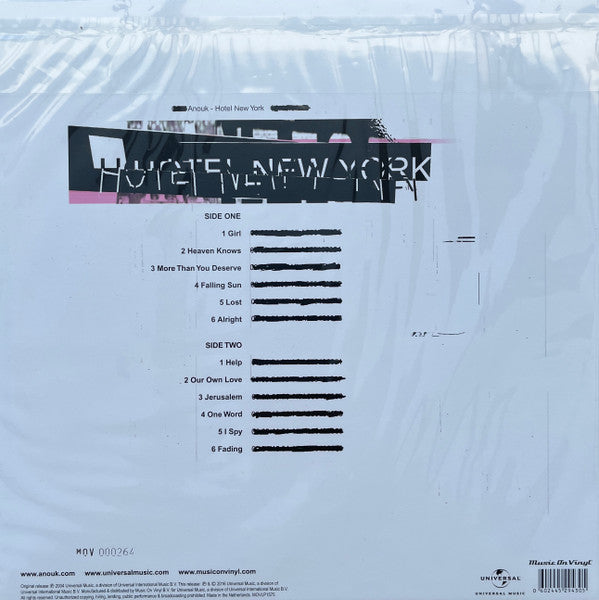 Anouk - Hotel New York (MAGENTA VINYL / NUMBERED) |