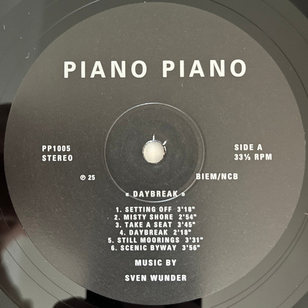 Sven Wunder - Daybreak (VINYL 12") | Mint (M) Mint (M)