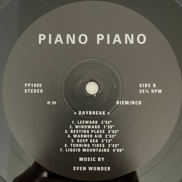 Sven Wunder - Daybreak (VINYL 12") | Mint (M) Mint (M)