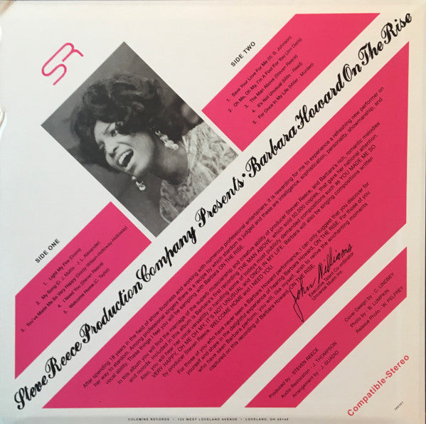 Barbara Howard - On The Rise (VINYL) | Mint (M) Mint (M)