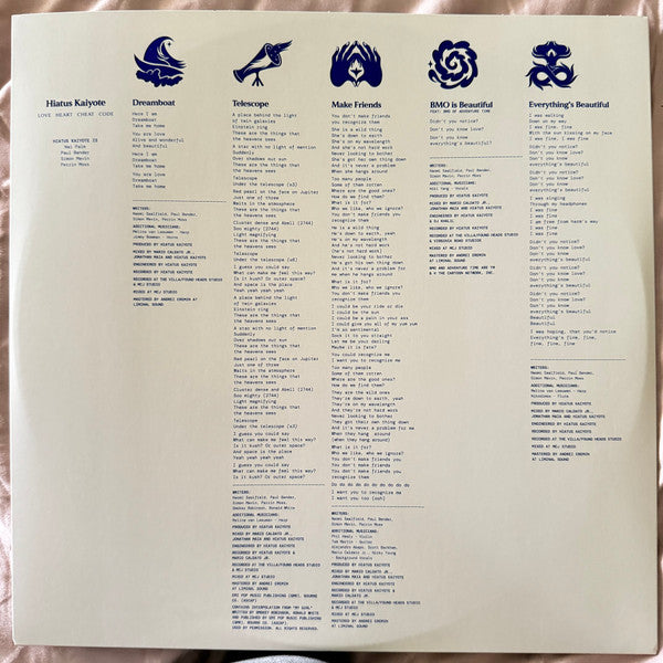 Love Heart Cheat Code (IEX: BLUE & WHITE MARBLE VINYL) | Mint (M) Mint (M)