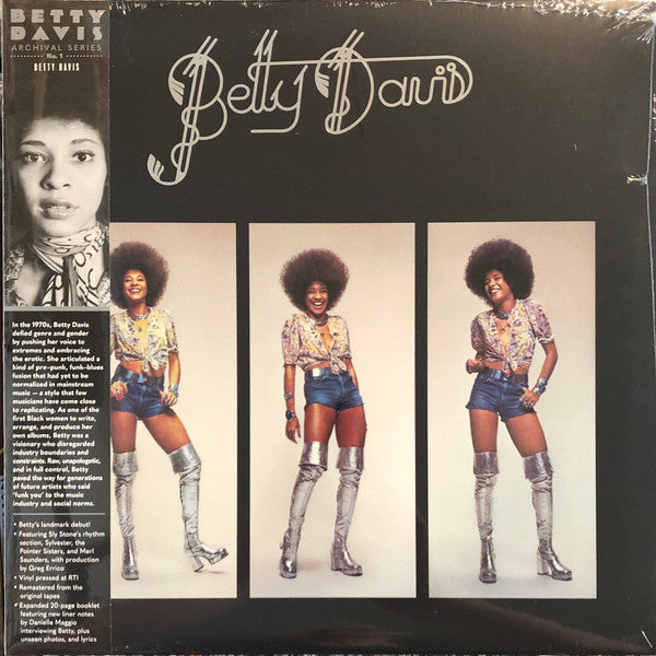Betty Davis (CLEAR VINYL) | Mint (M) Mint (M)