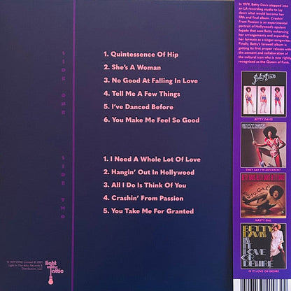 Betty Davis - Crashin' From Passion (TRANSPARENT RED VINYL) | Mint (M) Mint (M)