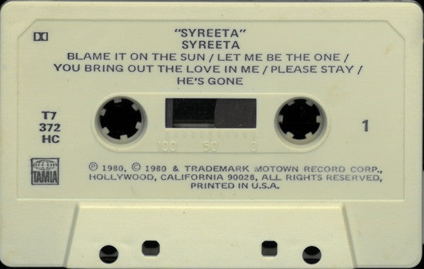 Syreeta (Cassette) | Mint (M) Mint (M)