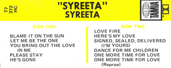 Syreeta (Cassette) | Mint (M) Mint (M)