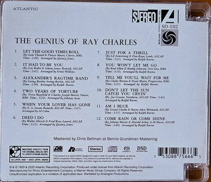 Ray Charles - The Genius Of Ray Charles (SACD) | Mint (M) Mint (M)